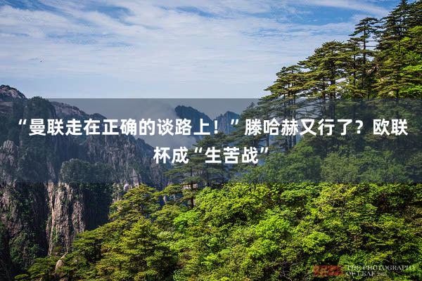“曼联走在正确的谈路上！”滕哈赫又行了？欧联杯成“生苦战”