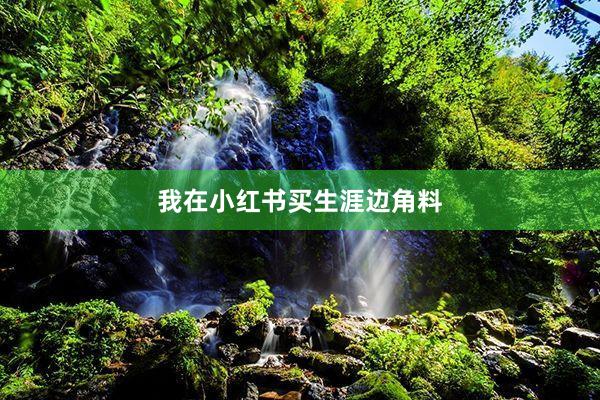 我在小红书买生涯边角料