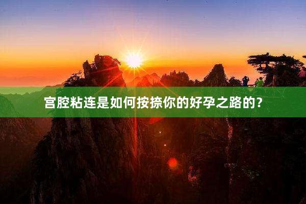 宫腔粘连是如何按捺你的好孕之路的？